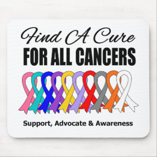 Finden Sie eine Kur-Ribbons für alle Krebsarten Mousepad