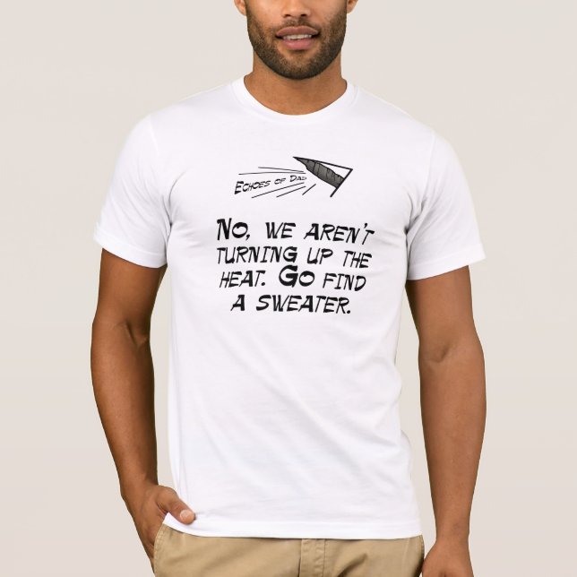 Finden Sie eine Strickjacke T-Shirt (Vorderseite)