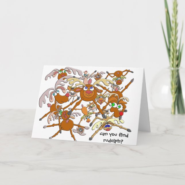 finden Sie Feiertagskarte (Vorderseite)