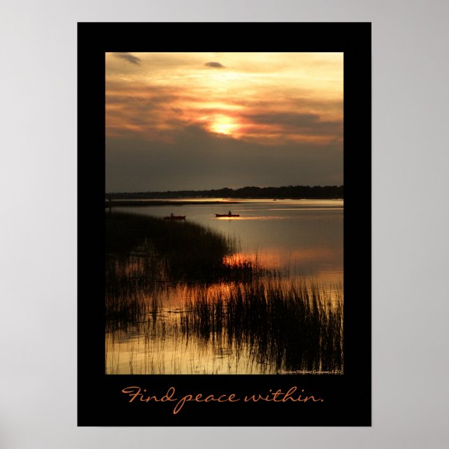 Finden Sie Frieden in... Poster (Vorne)