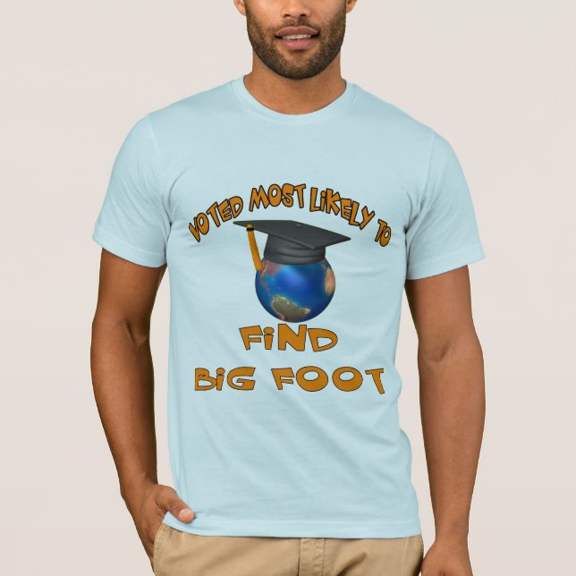 Finden Sie großen Fuß T-Shirt (Vorderseite)