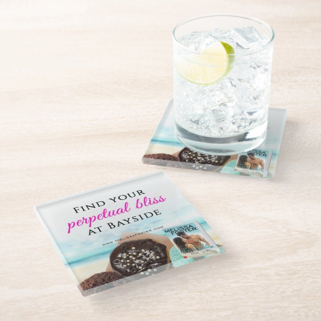 Finden Sie Ihr ewiges Glück im Bayside Untersetzer (Schrägansicht)