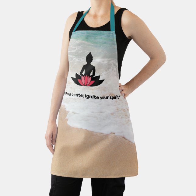 "Finden Sie Ihr Zentrum, entzünden Sie Ihren Geist Schürze (InSitu)