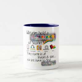 Finden Sie Ihre Geschichte Zweifarbige Tasse