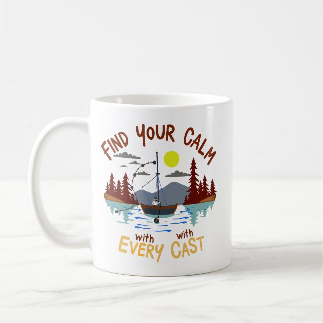 Finden Sie Ihre Ruhe mit jedem Wurf Kaffeetasse (Links)