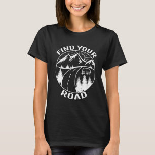 Finden Sie Ihre Straße Frauen Sommer Grafik im Fre T-Shirt