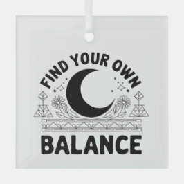 Finden Sie Ihren eigenen Saldo Ornament Aus Glas