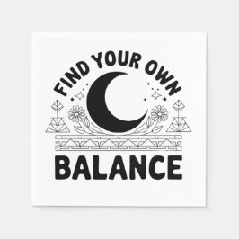 Finden Sie Ihren eigenen Saldo Serviette