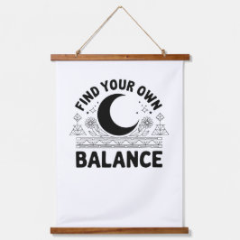 Finden Sie Ihren eigenen Saldo Wandteppich Mit Holzrahmen