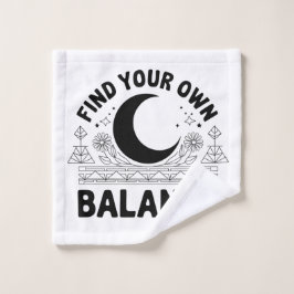 Finden Sie Ihren eigenen Saldo Waschlappen