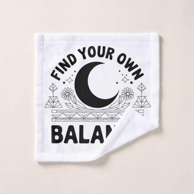 Finden Sie Ihren eigenen Saldo Waschlappen (Waschlappen)