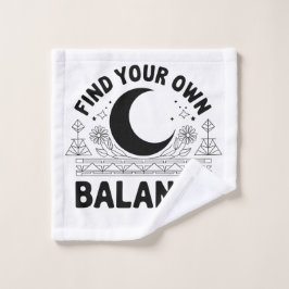 Finden Sie Ihren eigenen Saldo Waschlappen