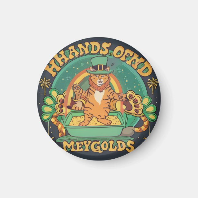 Finden Sie Ihren Pot of Gold Green Day of Joy! Magnet (Vorne)