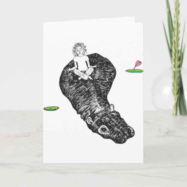 Finden Sie Ihren Saldo - Grußkarte Karte (Vorderseite)