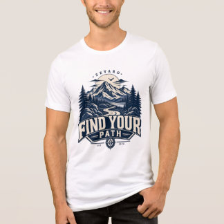 Finden Sie Ihren Weg Bergabenteuer Vintage Outdoor Tri-Blend Shirt