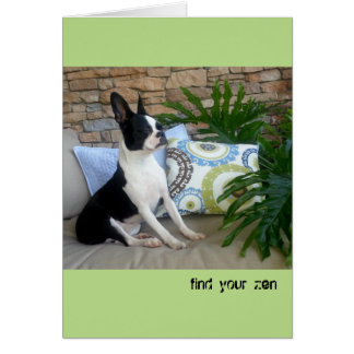 Finden Sie Ihren Zen - LEERE KARTE Lola B. Boston