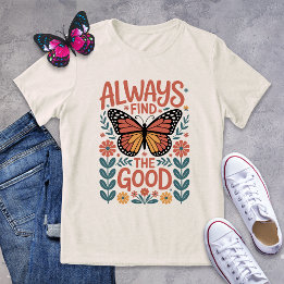 Finden Sie immer den guten Schmetterlingsstift-T - Tri-Blend Shirt