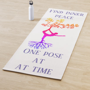 Finden Sie innere Friedensyoga-Matte Yogamatte