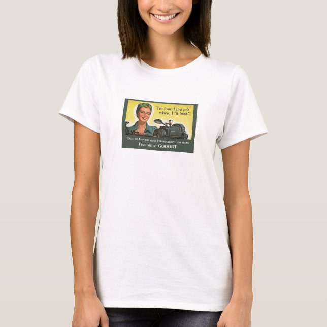 Finden Sie mich an GODORT T-Shirt (Vorderseite)