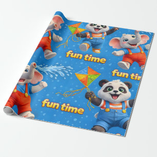 Finden Sie Premium-Geschenkpapier mit Panda und El Geschenkpapier