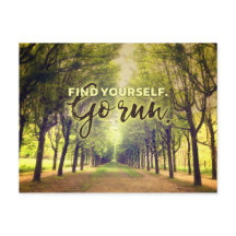 Finden Sie selbst laufen Läufer Zitat Fontaineblea