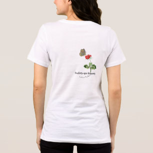 Finder sind Hüter - Schmetterling & Blumen T - Shi Tri-Blend Shirt