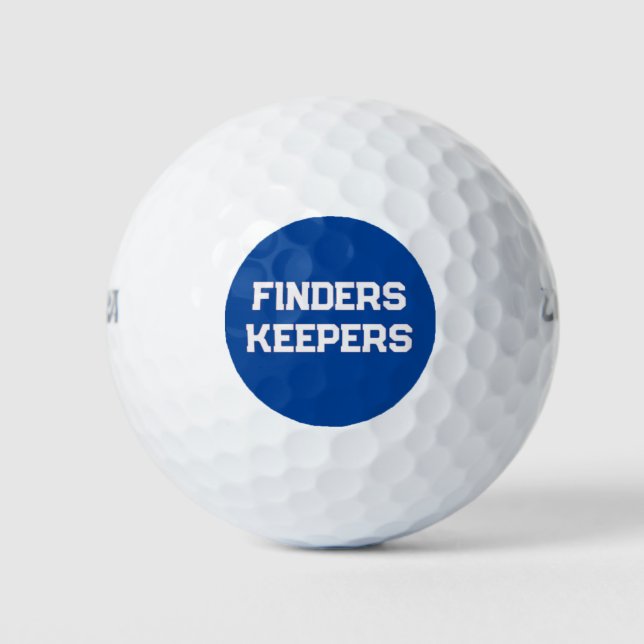 FINDERS KEEPERS GOLFBALL (Vorderseite)
