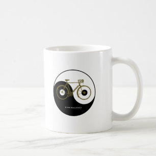 FINDET BALANCE / Yin Yang Fahrrad Kaffeetasse