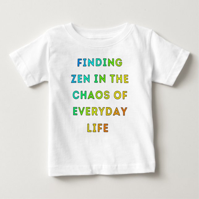 Finding Zen Baby T-shirt (Vorderseite)