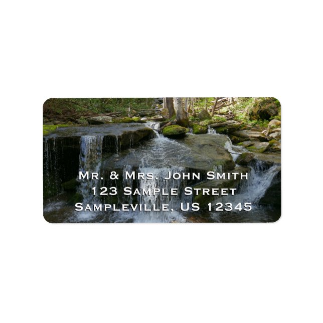 Findlay Falls I Adressaufkleber (Vorne)