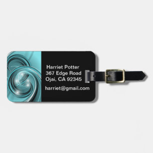 Fine Abstrakt Coole Niedliche Girly Retro-Mode Gepäckanhänger