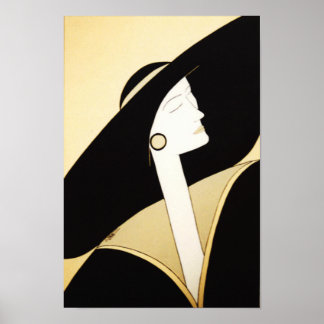 Fine Art - "Anspruchsvolle Lady" Poster