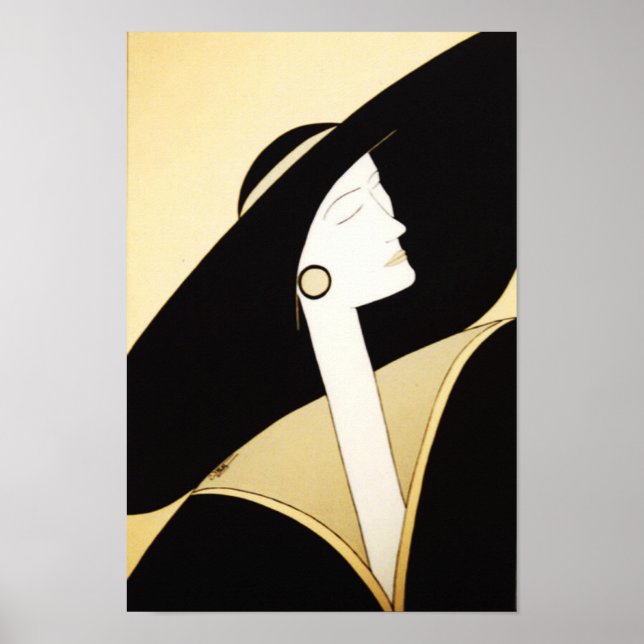 Fine Art - "Anspruchsvolle Lady" Poster (Vorne)
