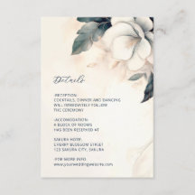 Fine Art Blue Ivory Floral Wedding