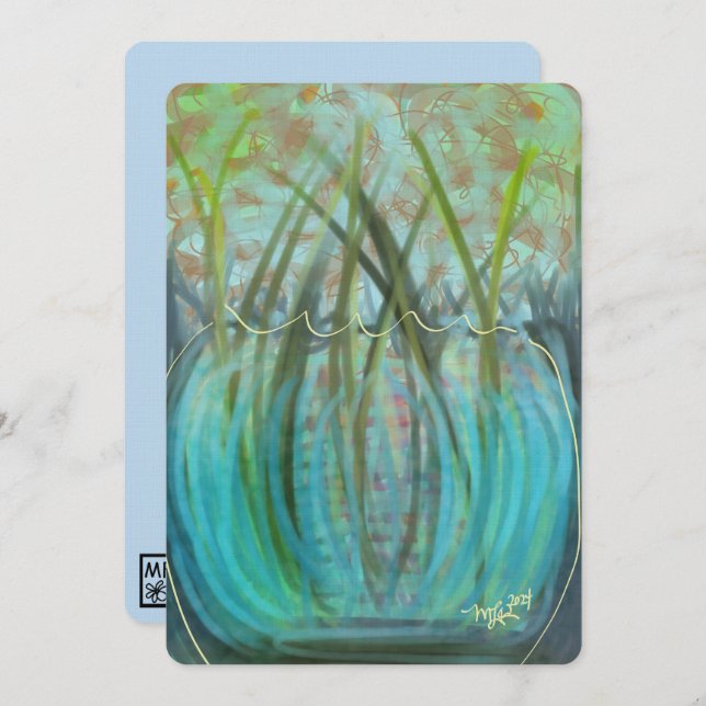 Fine Art Bright FloRAL Dopamin Dekoration Zeitgenö (Vorne/Hinten)