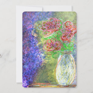 Fine Art Bright FloRAL Dopamin Dekoration Zeitgenö