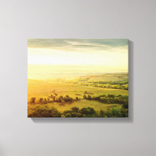 Fine Art Canvas Print - Kansas Flint Hills Leinwanddruck