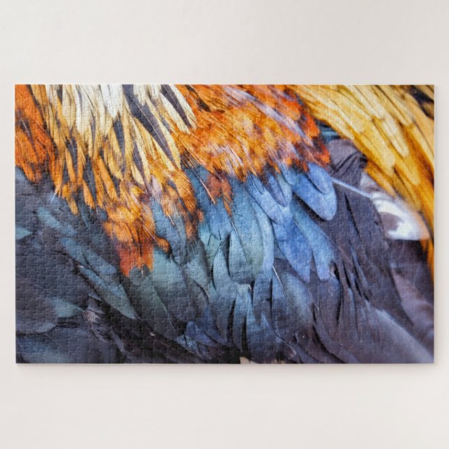 Fine Art Feather Puzzle (Horizontal)
