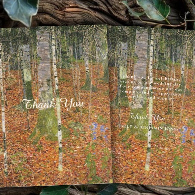 Fine Art Gustav Klimt Forest Nature Wedding Danke (Von Creator hochgeladen)