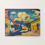 Fine Art | Kandinsky Jigsaw Puzzle<br><div class="desc">Das berühmte und wunderschöne Gemälde von Vassily Kandinsky (1908,  Murnau,  Dorfstrassedelight) erfreut und inspiriere in diesem wunderschönen Puzzle! Der bestste Langeweile-Buster und Ihr ganz eigenes Kunstwerk!</div>