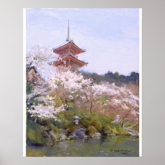 Fine Art Kyomizu-dera Kyoto Poster (Vorne)