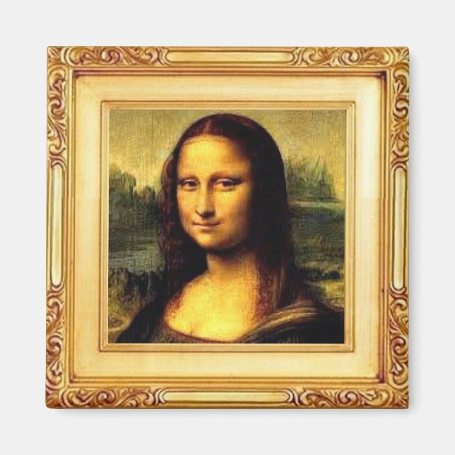 Fine Art Magnet - Mona Lisa von Leonardo da Vinci (Vorne)