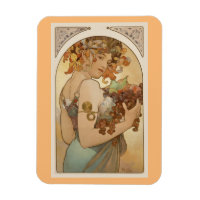 Fine Art Nouveau Jugendstil Alfons Mucha Frucht