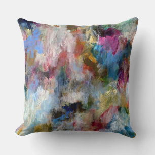 Fine Art Original Abstrakt Storm Kissen