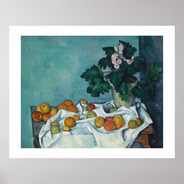 Fine Art Painting Paul Cezanne Still Life Poster (Vorne)