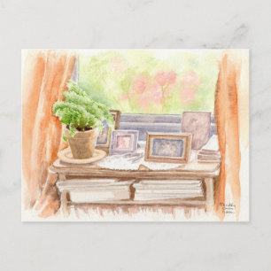 Fine Art Postcard - "Pictures", Aquarell Postkarte