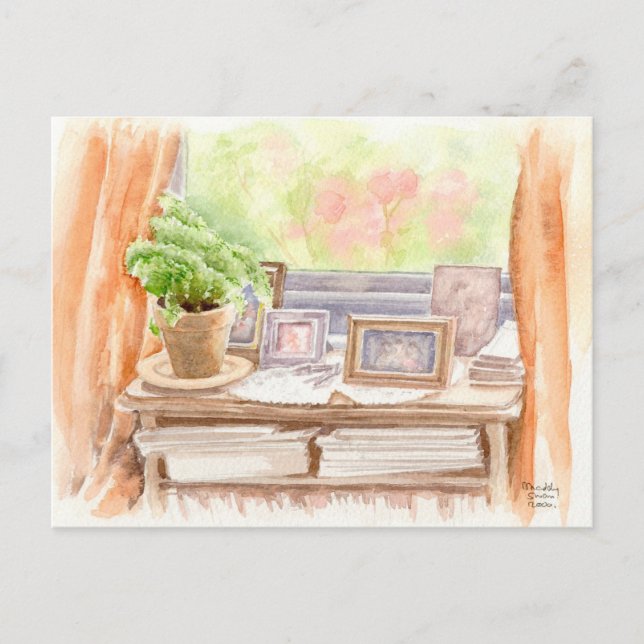Fine Art Postcard - "Pictures", Aquarell Postkarte (Vorderseite)