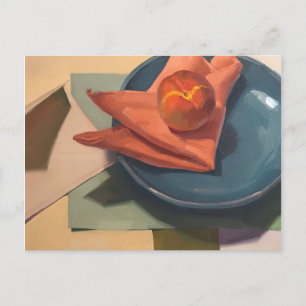 Fine Art Postcard von Sarah Sedwick, Peach Postkarte