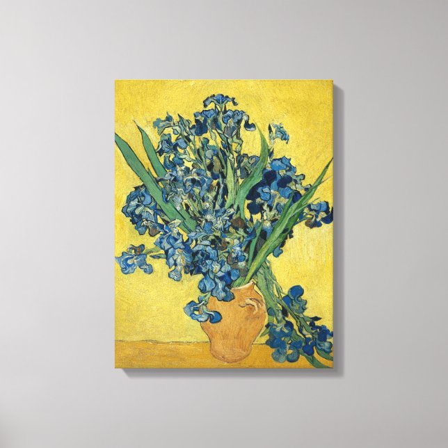 Fine Art Print Irises Vincent Van Gogh Leinwanddruck (Vorderseite)