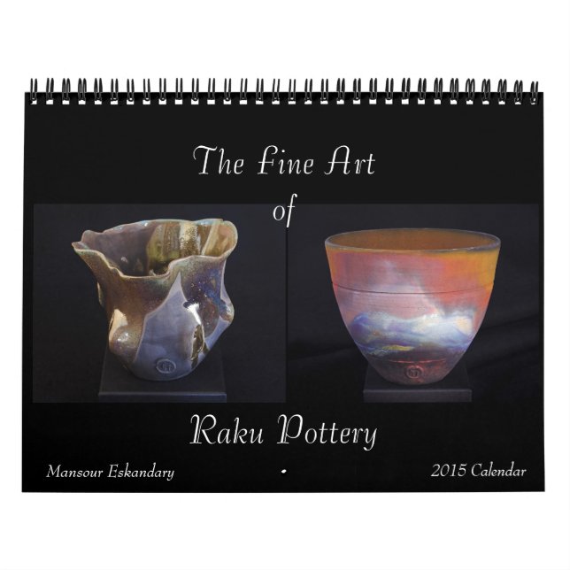 Fine Art Raku Pottery Kalender 2015 (Titelbild)